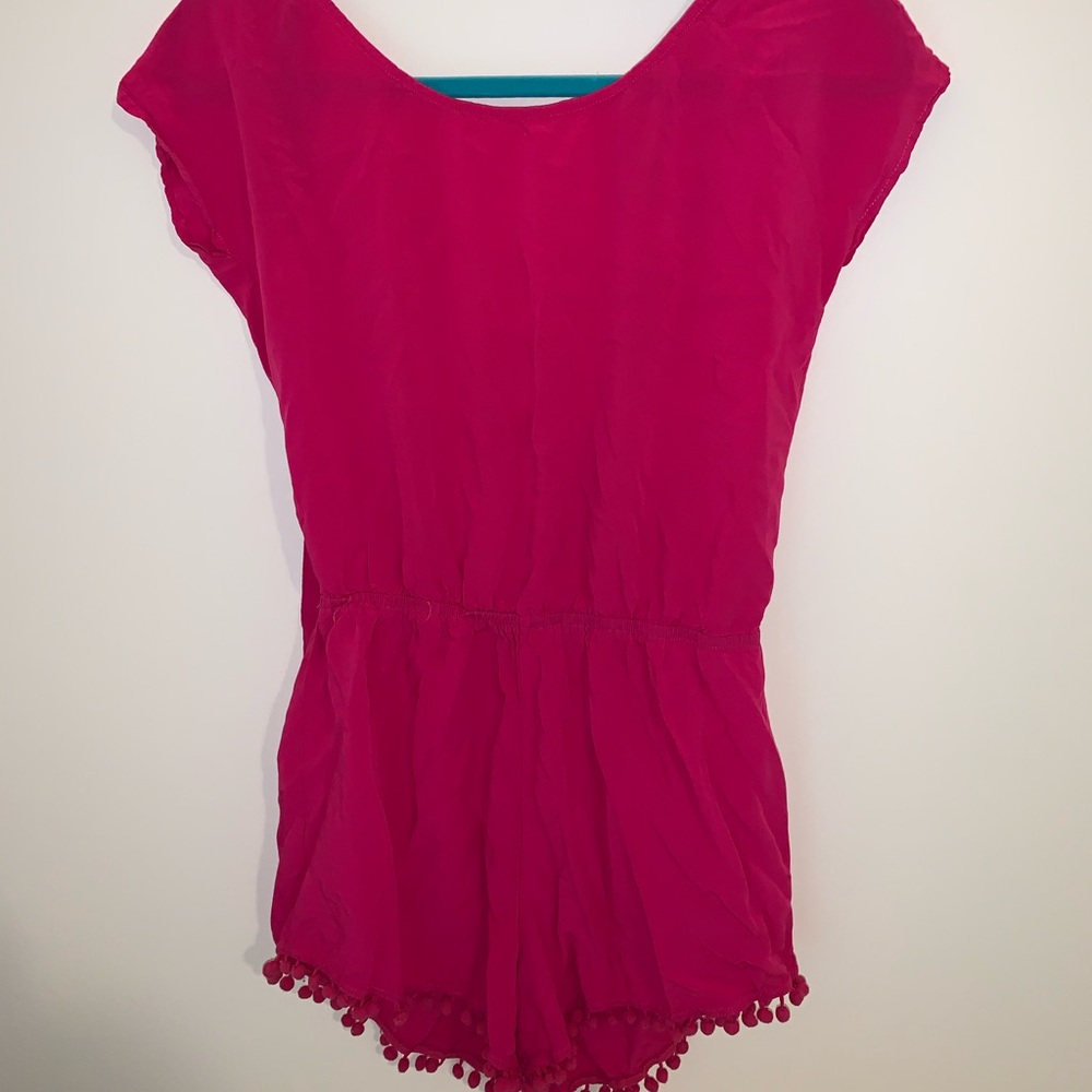 Pink boutique romper